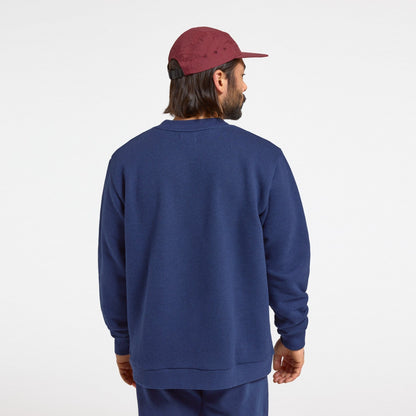 Men's Merino Blend Sweatshirt - Deep Navy