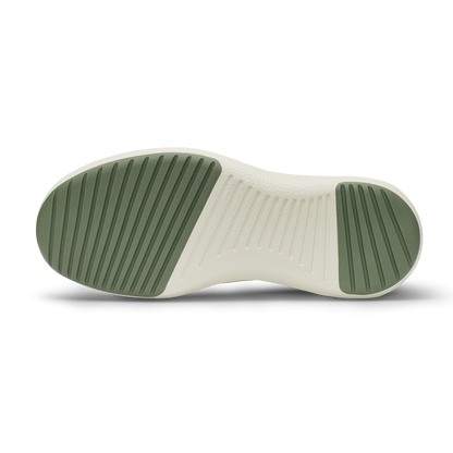 Men's Wool Runner-up Mizzles - Thunder Green (Natural White Sole)