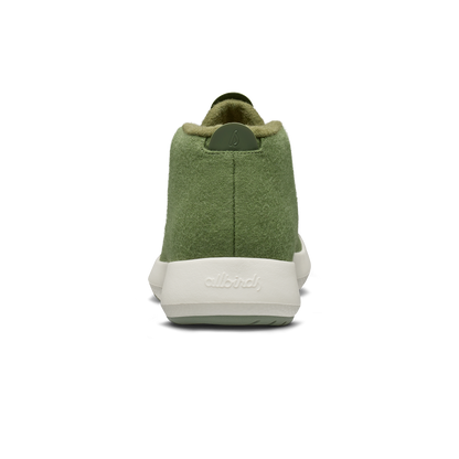 Men's Wool Runner-up Mizzles - Thunder Green (Natural White Sole)
