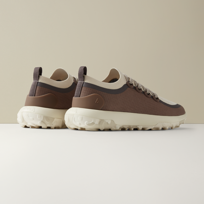 Women's Trail Runners - Hazy Cocoa/Dark Cocoa (Stony Cream Sole)