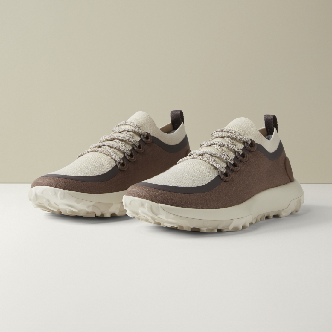 Women's Trail Runners - Hazy Cocoa/Dark Cocoa (Stony Cream Sole)