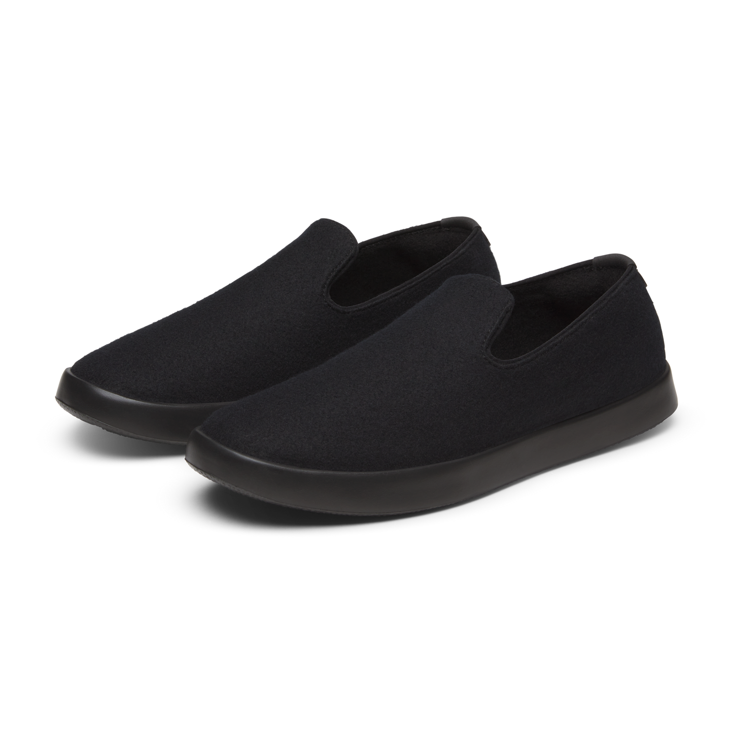 Men's Wool Loungers - Natural Black (Natural Black Sole)