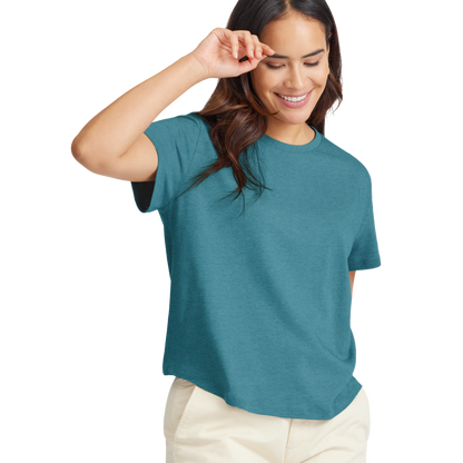 Women's Soft Merino Tee - Chasm Teal