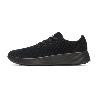 Men's Runner Go - Corduroy - Natural Black (Dark Grey Sole)