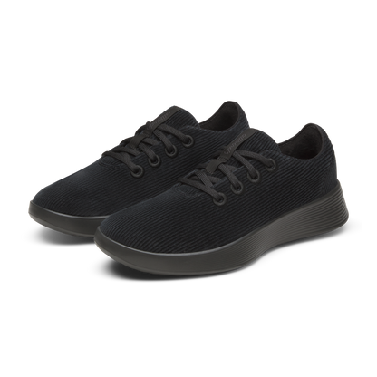 Men's Runner Go - Corduroy - Natural Black (Dark Grey Sole)