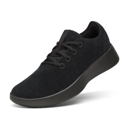 Men's Runner Go - Corduroy - Natural Black (Dark Grey Sole)