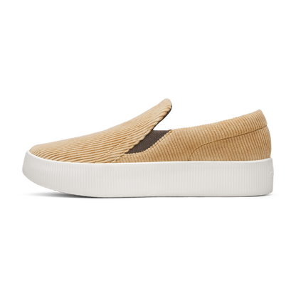 Women's Lounger Lift - Corduroy - Stony Beige (Natural White Sole)