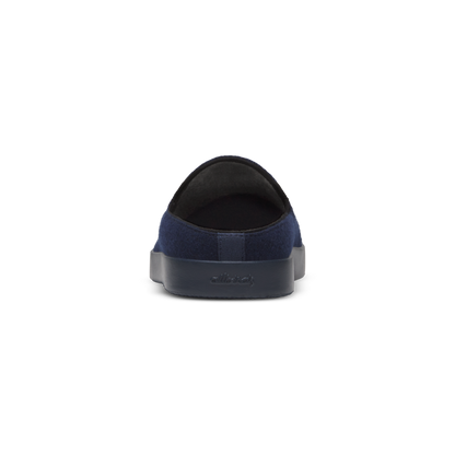 Men's Wool Lounger Mule - Deep Navy (True Navy Sole)