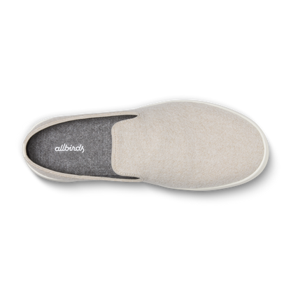 Men's Wool Lounger Mule - Stony Cream (Stony Cream Sole)