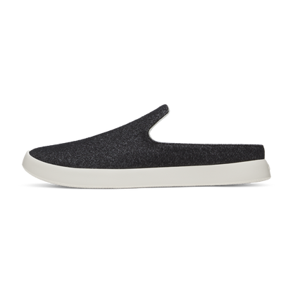 Women's Wool Lounger Mule - Dark Grey (Natural White Sole)