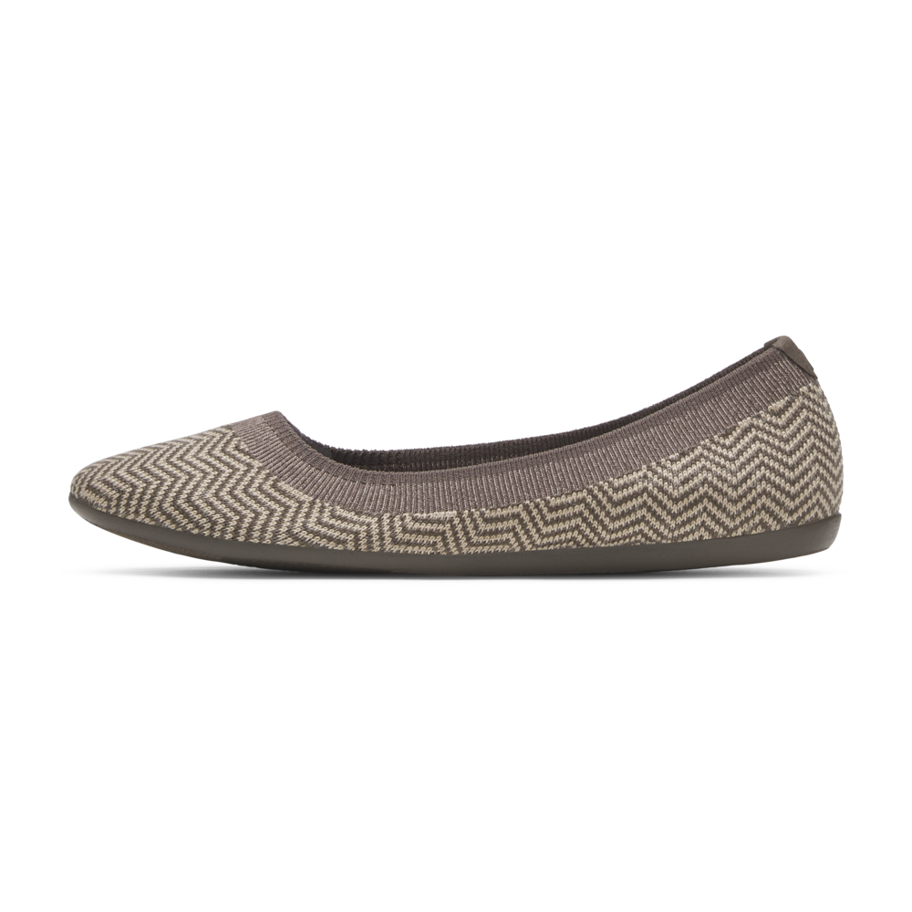 Women's Tree Breezers - Knit - Light Khaki/Rustic Brown