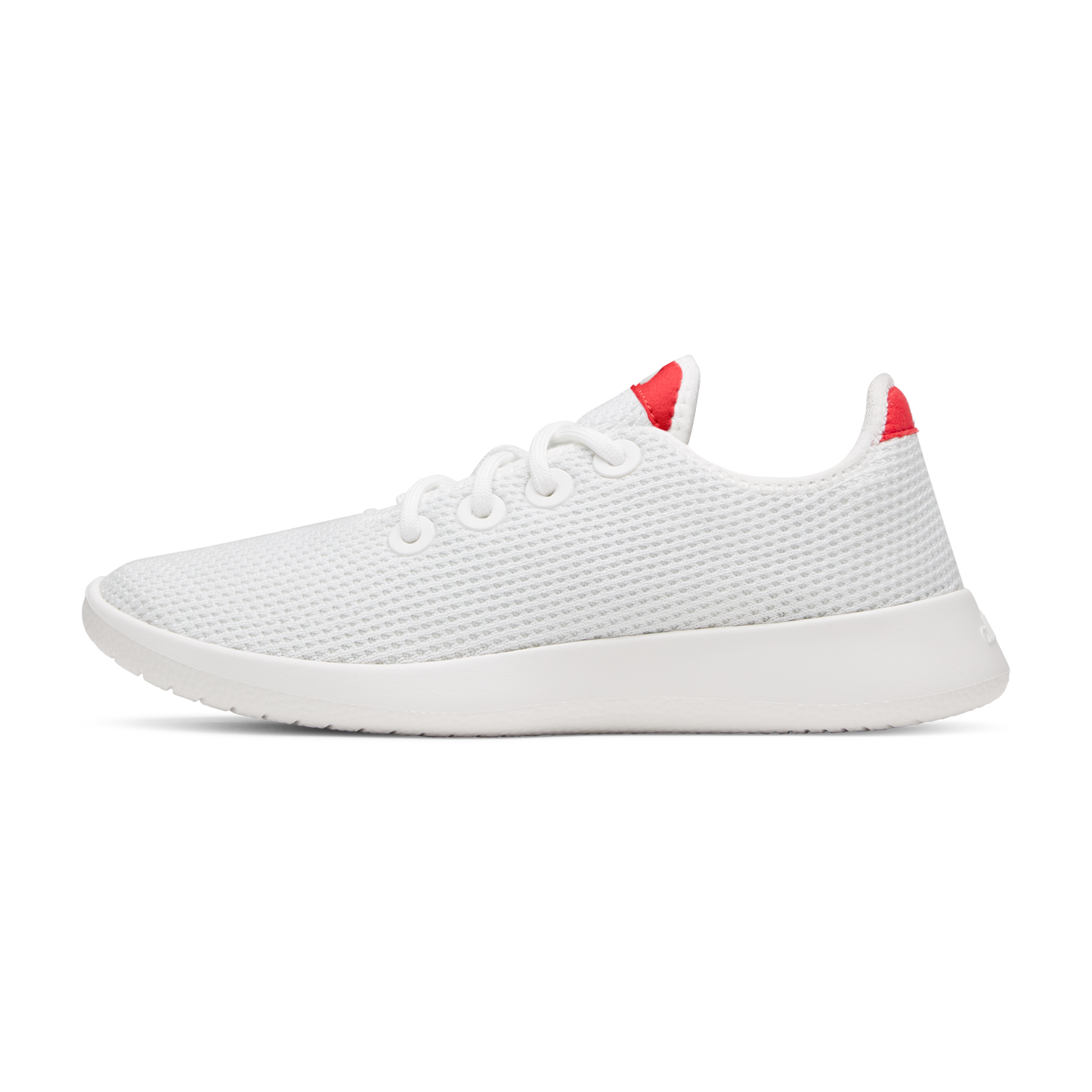 Women's Tree Runners - Blizzard/Bold Red (Blizzard Sole)