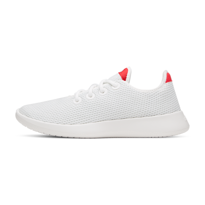 Women's Tree Runners - Blizzard/Bold Red (Blizzard Sole)