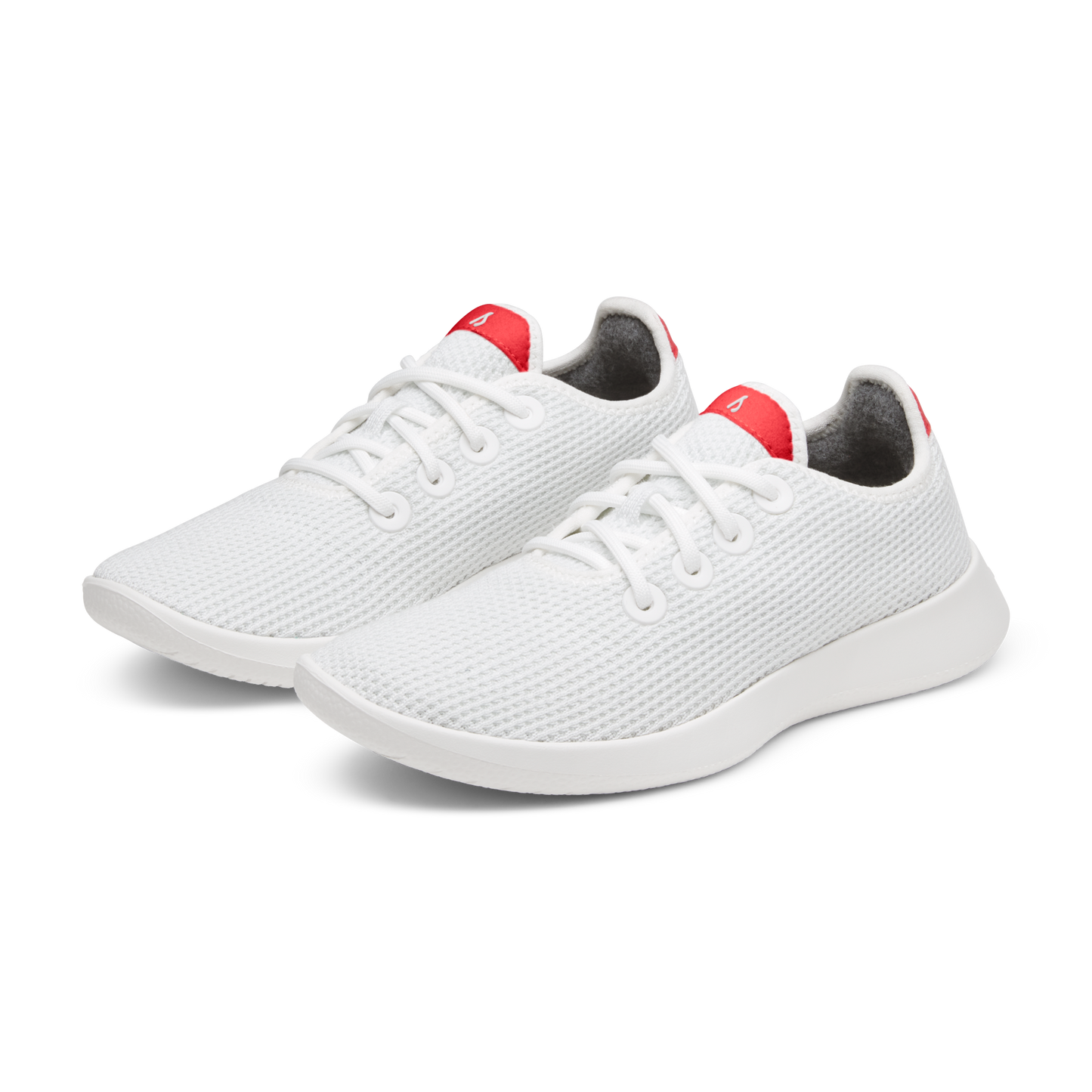 Women's Tree Runners - Blizzard/Bold Red (Blizzard Sole)