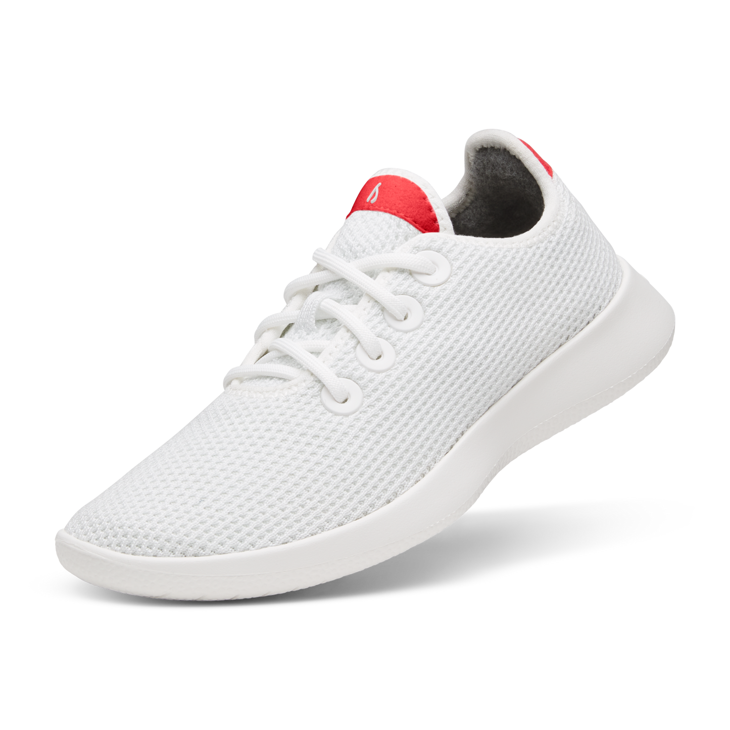Women's Tree Runners - Blizzard/Bold Red (Blizzard Sole)
