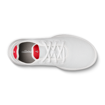 Women's Tree Runners - Blizzard/Bold Red (Blizzard Sole)
