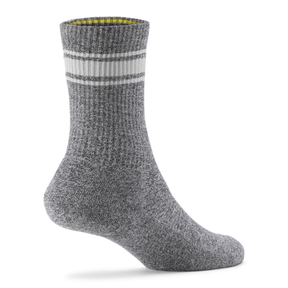 Anytime Crew Sock - Natural Grey Heather/Light Grey
