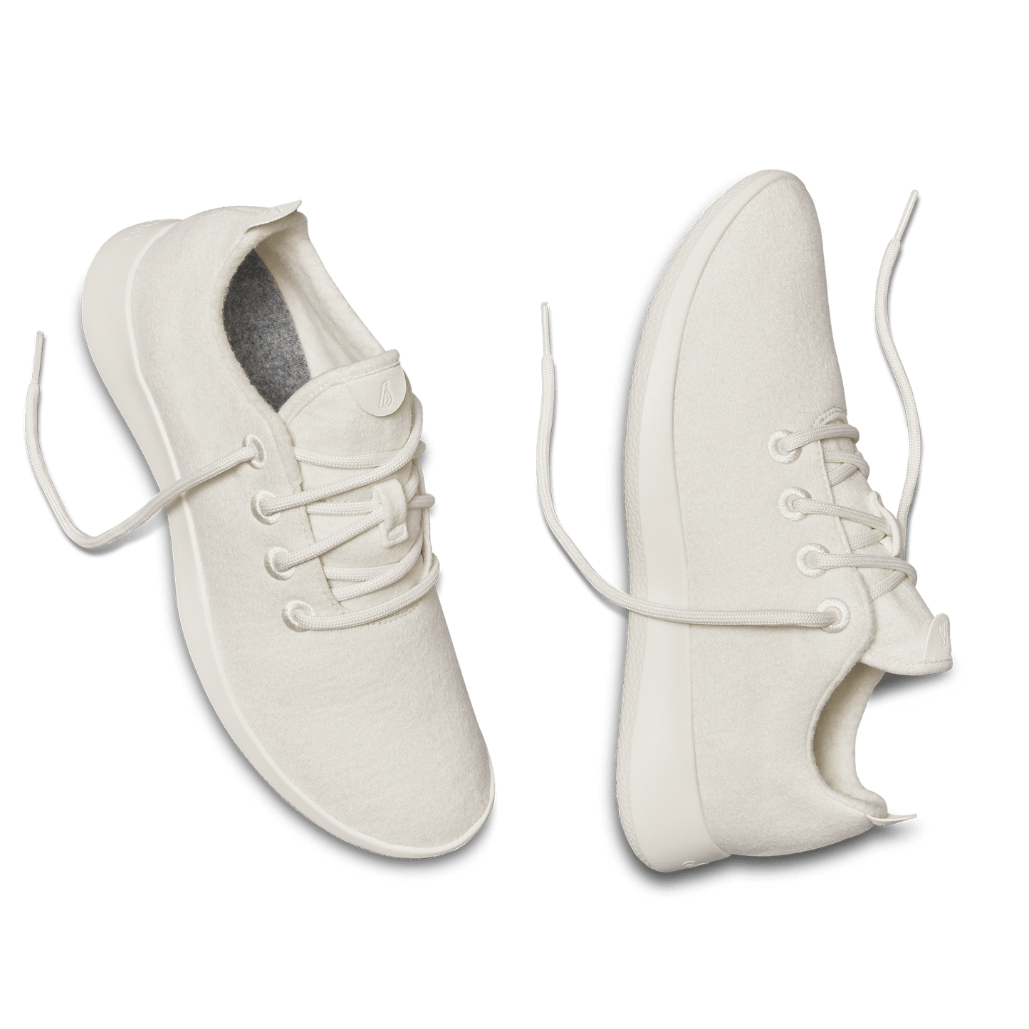 Men's Wool Runners - Natural White (Cream Sole)