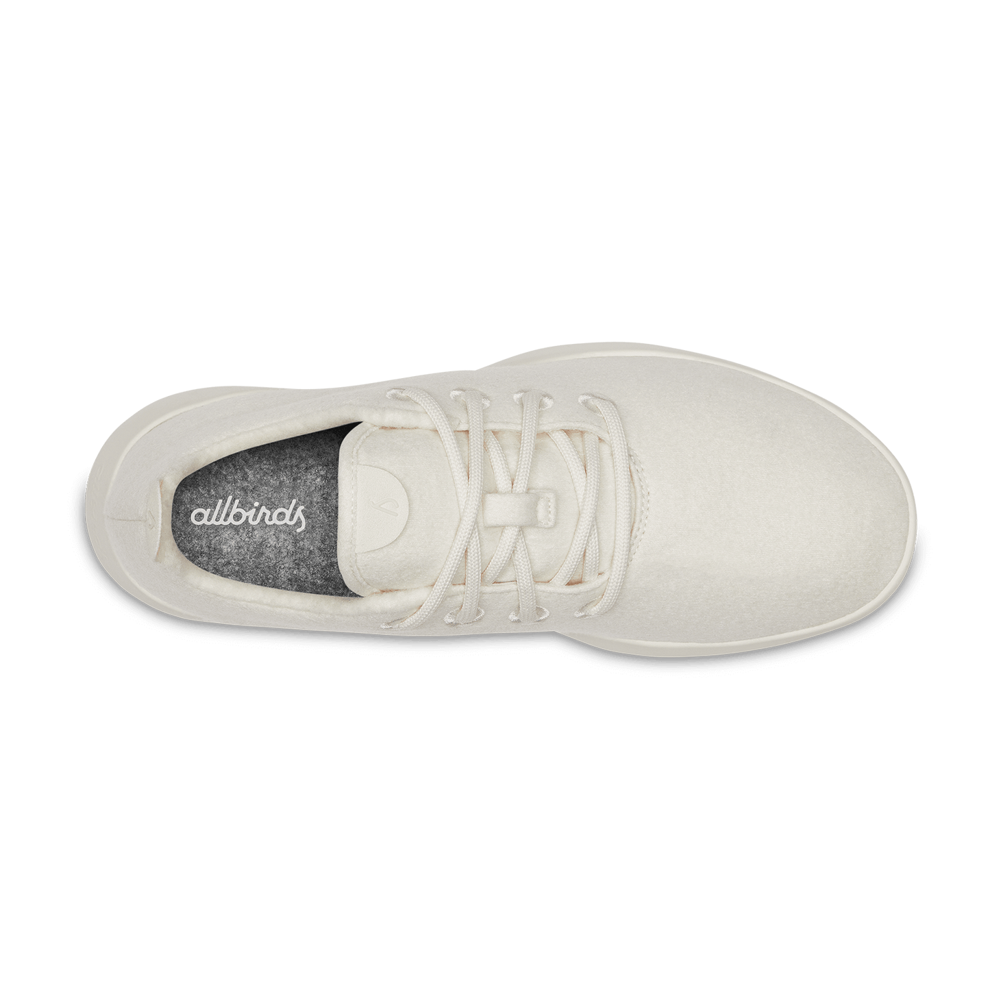 Men's Wool Runners - Natural White (Cream Sole)