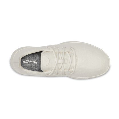 Men's Wool Runners - Natural White (Cream Sole)
