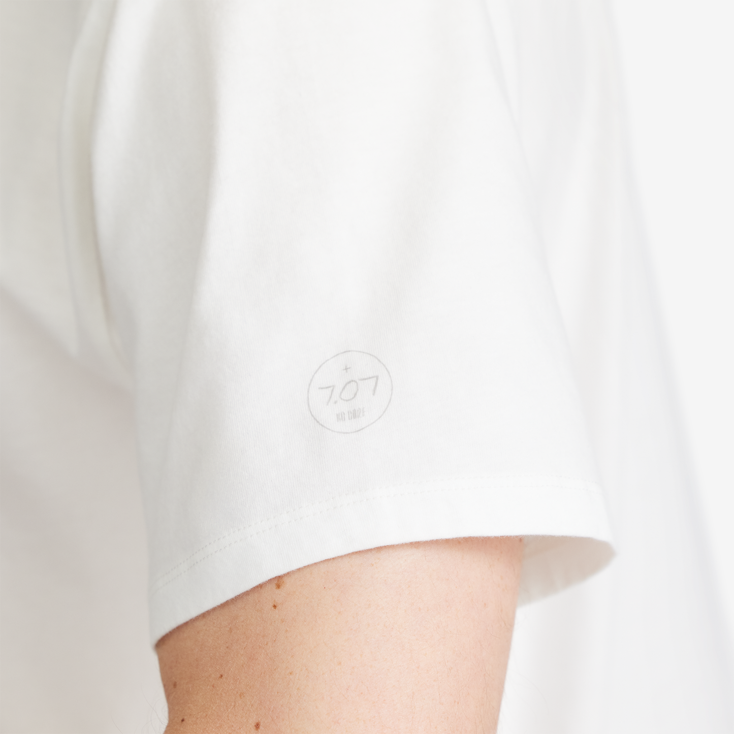 Men's Organic Cotton Tee - Logo - Blizzard