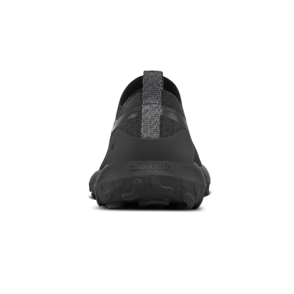 Women's Trail Runners - Natural Black (Black Sole)