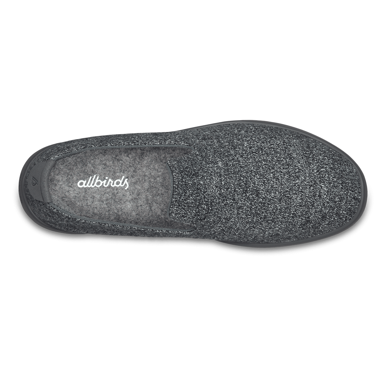 Men's Wool Loungers - Natural Grey (Dark Grey Sole)