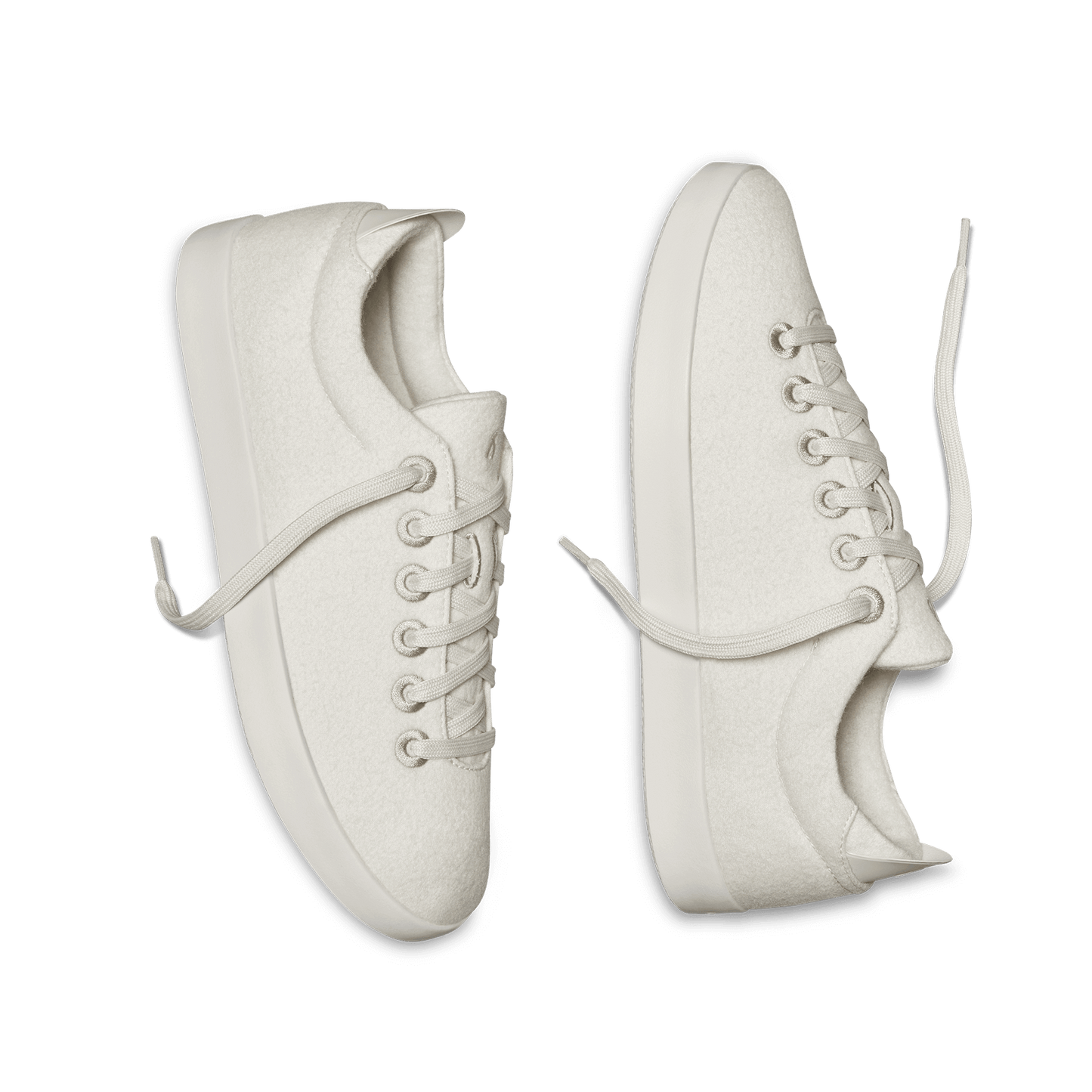Women's Wool Pipers - Natural White (White Sole)