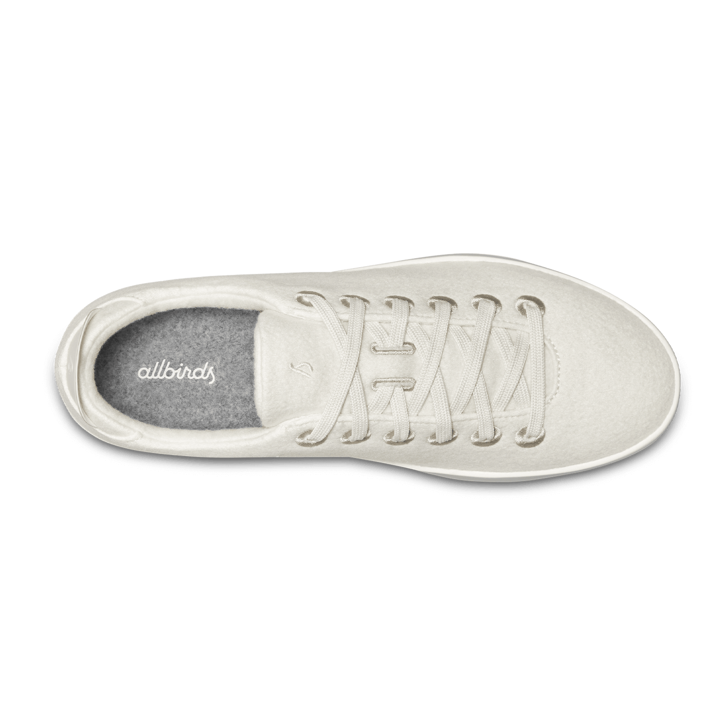 Women's Wool Pipers - Natural White (White Sole)