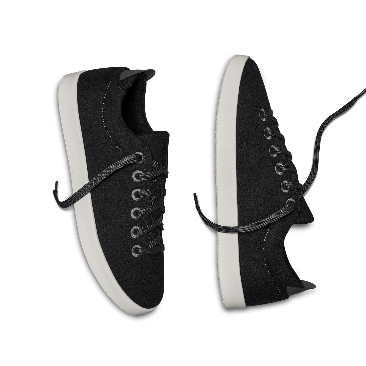 Women's Wool Pipers - True Black (White Sole)