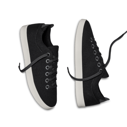 Women's Wool Pipers - True Black (White Sole)