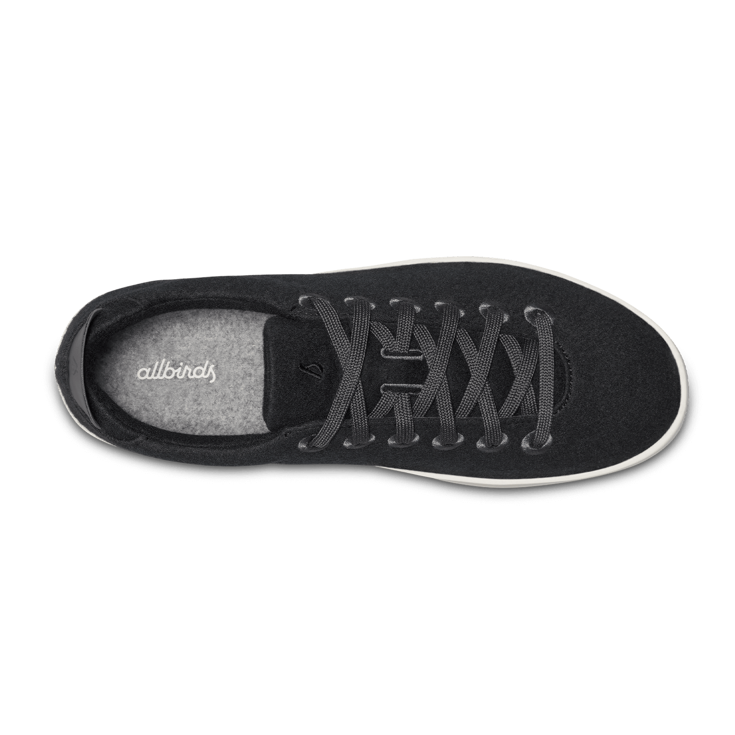 Women's Wool Pipers - True Black (White Sole)